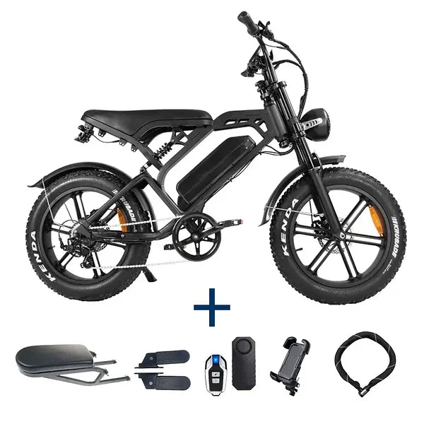 V20Pro 9.0 500 WATT + Achterzitje + Voetsteuntjes + Alarm